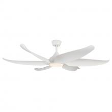 KUZCO Lighting CF90960-WH - Coronado 60-in Matte White LED Ceiling Fan