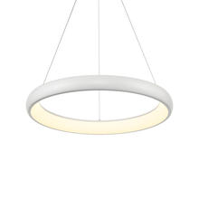 KUZCO Lighting PD82724-WH - Cortana 24-in White LED Pendant