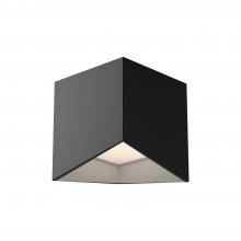 KUZCO Lighting FM31205-BK/WH - Cubix 5-in Black/White LED Flush Mount