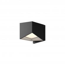 KUZCO Lighting WS31205-BK/WH - Cubix 5-in Black/White LED Wall Sconce