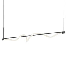 KUZCO Lighting LP95354-BK - Cursive 54-in Black LED Linear Pendant