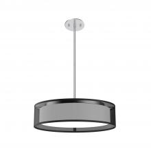 KUZCO Lighting PD7916-BOR-5CCT - Dalton 16-in Black Organza LED Pendant