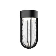 KUZCO Lighting EC17609-BK - DAVY 9" EXTERIOR CEILING BLACK, 14W, 120VAC LED, 3000K, 90CRI