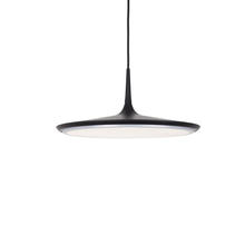 KUZCO Lighting PD46216-BK - Disc 16-in Black LED Pendant