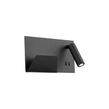 KUZCO Lighting WS16811R-BK - Dorchester 11-in Black LED Wall Sconce