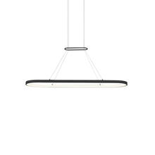 KUZCO Lighting PD19347-BK - Eerie 47-in Black LED Pendant