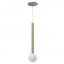 KUZCO Lighting PD15518-BG - Elixir 18-in Brushed Gold LED Pendant