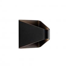 KUZCO Lighting EW33806-BK-UNV-010 - Ellis 6-in Black LED Exterior Wall Sconce