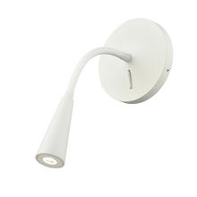 KUZCO Lighting WS18901-WH - Eton 5-in White LED Wall Sconce