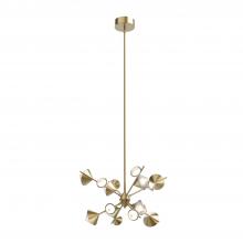 KUZCO Lighting CH50825-BG - Geode 25-in Brushed Gold LED Chandeliers