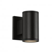 KUZCO Lighting EW44206-BK-UNV - Griffith 6-in Textured Black LED Exterior Wall