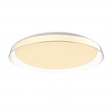 KUZCO Lighting FM43121-CL-5CCT - Hampton 21-in Clear LED Flush Mount