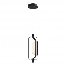 KUZCO Lighting PD28515-BK - Hilo 5-in Black LED Pendant