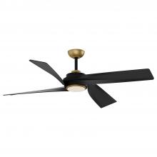 KUZCO Lighting CF96956-BG - Horizon 56-in Brushed Gold LED Fans