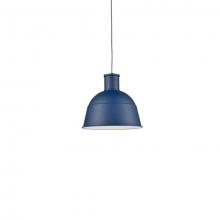 KUZCO Lighting 493513-IB - Irving 13-in Indigo Blue 1 Light Pendant