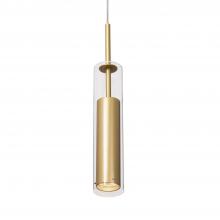 KUZCO Lighting 41411-BG - Jarvis 3-in Brushed Gold 1 Light Pendant