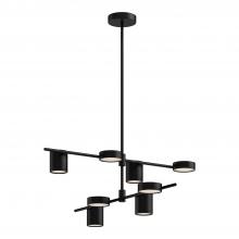 KUZCO Lighting CH96840-BK - Jayden 40-in Black LED Chandeliers