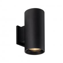 KUZCO Lighting EW47512-BK-UNV - Lorna 12-in Textured Black LED Exterior Wall