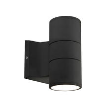 KUZCO Lighting EW3207-BK - Lund 7-in Black LED Exterior Wall Sconce