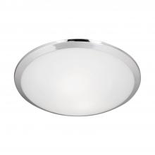 KUZCO Lighting 51562CH - Malta 15-in Chrome 2 Lights Flush Mount