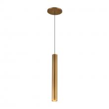 KUZCO Lighting PD90414-VB - Mason 14-in Vintage Brass LED Pendant