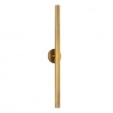 KUZCO Lighting WS90432-VB - Mason 32-in Vintage Brass LED Wall Sconce