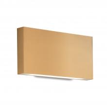 KUZCO Lighting AT6610-BG - Mica 10-in Brushed Gold LED Wall Sconce