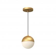 KUZCO Lighting PD11706-BG - Monae 6-in Brushed Gold LED Pendant