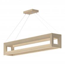 KUZCO Lighting LP32942-WK - Morina 42-in White Oak LED Linear Pendant