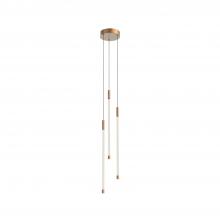 KUZCO Lighting MP75221-BG - Motif 21-in Brushed Gold LED Multi Pendant