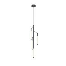 KUZCO Lighting PD74738-BK - Motif 38-in Black LED Pendant