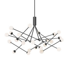 KUZCO Lighting CH97358-BK - Moto 56-in Black LED Chandeliers