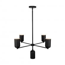 KUZCO Lighting CH57731-BK - Nola 31-in Black 5 Lights Chandelier