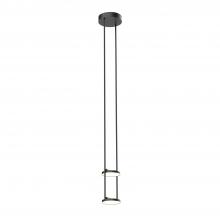 KUZCO Lighting PD72208-BK - Novel 8-in Black LED Pendant