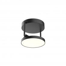 KUZCO Lighting SF72205-BK - Novel 5-in Black LED Semi Flush Mount