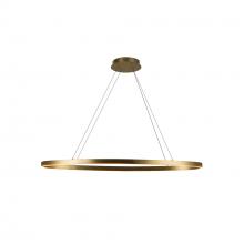 KUZCO Lighting LP79140-BG - Ovale 40-in Brushed Gold LED Linear Pendant