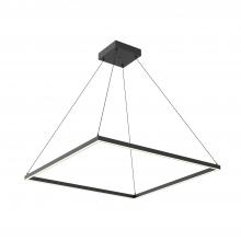 KUZCO Lighting PD88136-BK - Piazza 36-in Black LED Pendant