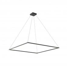 KUZCO Lighting PD88160-BK - Piazza 60-in Black LED Pendant