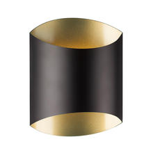 KUZCO Lighting 601471BK-LED - Preston 8-in Black LED Wall Sconce