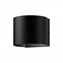 KUZCO Lighting EW39506-BK-UNV - Rene 6-in Black LED Exterior Wall Sconce