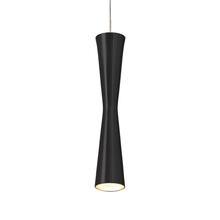 KUZCO Lighting PD42502-BK - Robson 12-in Black LED Pendant