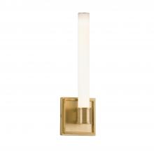 KUZCO Lighting WS17014-BG - Rona 14-in Brushed Gold LED Wall Sconce