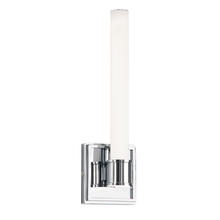 KUZCO Lighting WS17014-CH - Rona 14-in Chrome LED Wall Sconce