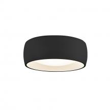 KUZCO Lighting FM82104-BK - Savile 4-in Black LED Flush Mount