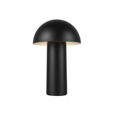 KUZCO Lighting TL65210-BK - Setas 6-in Black LED Table Lamp