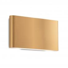 KUZCO Lighting AT6510-BG - Slate 10-in Brushed Gold LED Wall Sconce