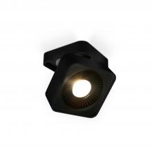 KUZCO Lighting FM9304-BK-UNV - Solo 4-in Black LED Flush Mount