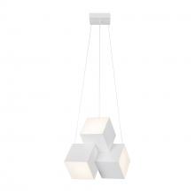 KUZCO Lighting PD20616-WH-UNV - Tetra 16-in White LED Pendant