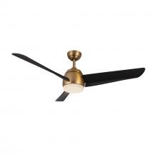 KUZCO Lighting CF91954-BG/MB - Thalia 54-in Brushed Gold/Matte Black LED Ceiling Fan