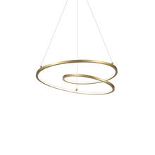 KUZCO Lighting PD11119-AN - Twist 19-in Antique Brass LED Pendant